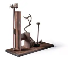 Robert Klippel, No. 1226 c1968-2001, c1968-2001, steel construction on wooden base
