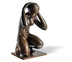 Guy Boyd, Kneeling Nude 1984, 1984, bronze