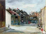 Brett Whiteley, Leighton Lane, West Lithgow 1957, 1957, pen, ink and gouache on card