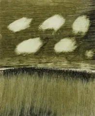 Clouds 1965 by Sidney Nolan, 1965, oil on paper, sold Nov 2023