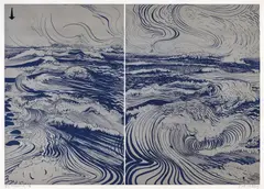 Brett Whiteley, The Divided Unity 1974, 1974, colour screenprint