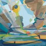 Ernest Philpot, (Mural Design for Port Hedland Hospital) 1962, 1962, pencil, watercolour and gouache on paper