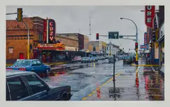 Davis Cone, Cozy/Rainy Day 2012, 2012, digital print and screenprint
