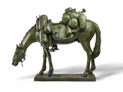 Tim Storrier, Equine Impedimenta (Tully's Baggage) 2019, 2019, bronze