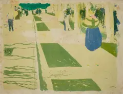 Douard Vuillard, L'Avenue 1899, 1899, colour lithograph