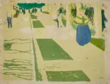 Douard Vuillard, L'Avenue 1899, 1899, colour lithograph