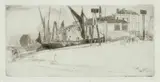James Abbott McNeill Whistler, Chelsea Wharf 1863