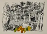 Brett Whiteley, The Garden in Sanur, Bali 1980, 1980, screenprint with offset lithography
