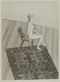 John Brack, Nude in Profile 1978, 1978, lithograph on paper