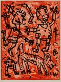 David Larwill, Dog 2006, 2006, colour etching