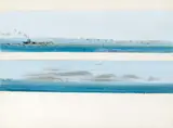 Fred Williams, Tanker Leaving Western Port c1970