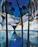 Arthur Boyd, Shoalhaven Riverbank, oil on board