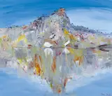Arthur Boyd, Pulpit Rock with Reflection c1990