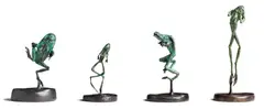 John Olsen, (Four Frogs) 2004-05, 2004-05, bronze (4)