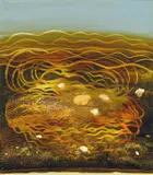 Philip Hunter, Wave & Cloud 2010-11, 2010-11, oil on linen