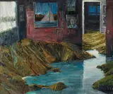 Euan MacLeod, Room with Harbour View 2002, 2002, oil on canvas