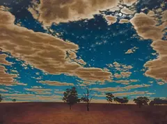Everyone's in Your Eyes (Western Plains NSW) 2006 by Jason Benjamin, 2006, oil on linen, sold Jun 2023