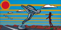 Blak Douglas, Spirit & Ecstasy 2007, 2007, synthetic polymer paint on canvas