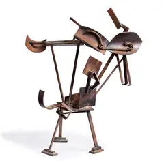Robert Klippel, No. 331 1979, 1979, brazed steel and found objects