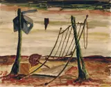 Russell Drysdale, Still Life in a Landscape 1941