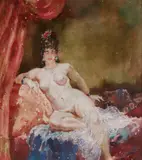 Norman Lindsay, Isabelle 1944, 1944, watercolour on paper