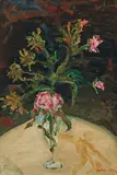 John Olsen, Still Life, oil on board