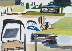 Ken Whisson, Memory Traces 1989, 1989, oil on canvas