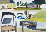 Ken Whisson, Memory Traces 1989, 1989, oil on canvas