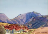 Albert Namatjira, Mount Hermannsburg and Finke River