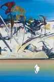 Arthur Boyd, Shoalhaven River Bank, oil on board