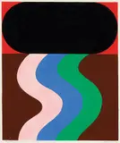 John Coburn, Mystery Tour 1969, 1969, gouache on paper