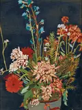 Cressida Campbell, Chrysanthemums (also known as Mixed Bunch) 1984