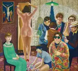 Salvatore Zofrea, Psalm 25 1982, 1982, oil on linen