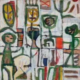 David Larwill, On Top of the Mist (Four Figures) 1987