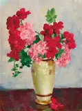 Ethel Carrick, Flowers in a Japanese Vase
