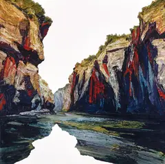 Neil Frazer, Overhang 2011, 2011, synthetic polymer paint on canvas