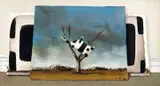 John Kelly, Cow Up a Tree 2002, 2002, oil on canvas