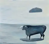 Noel McKenna, Bull 1996, 1996, oil on canvas