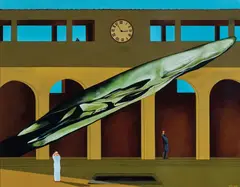 Martin Sharp and Tim Lewis, The Ambassadors 1973, 1973, oil on canvas