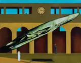 Martin Sharp and Tim Lewis, The Ambassadors 1973, 1973, oil on canvas