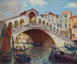 James Ranalph Jackson, The Rialto Bridge, Venice 1907, 1907, oil on canvas
