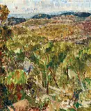 Grace Cossington Smith, Bush Landscape 1947, 1947, oil on board