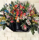 Margaret Preston, Native Flowers and Geebungs 1938