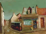 Sali Herman, The Shop 1975, 1975, oil on canvas