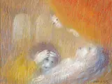 Arthur Boyd, The Capulets 1964, 1964, pastel on paper