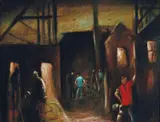 Pro Hart, Outside the Mine 1966