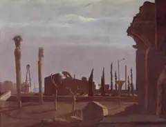 Rick Amor, Outlying Districts, Barcelona 1992, 1992, oil on linen