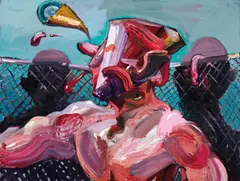 The Encouragement Award No.2 2021 by Ben Quilty, 2021, oil on linen, sold Nov 2022