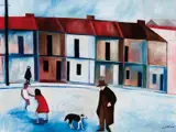 Robert Dickerson, The Tenants 1980, 1980, oil on canvas