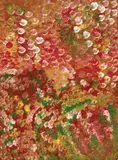 Wild Flower Dreaming 1995 by Emily Kame Kngwarreye, 1995, synthetic polymer paint on linen, sold Nov 2022